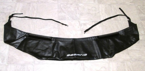MOPAR Front End Cover Bra 1996-2000 Chrysler Sebring Convertiblee Black Two Pce. - Picture 2 of 15