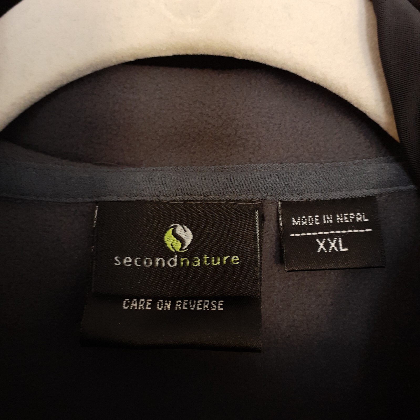 Second Nature Men Full Zip Soft Shell Built -In F… - image 3