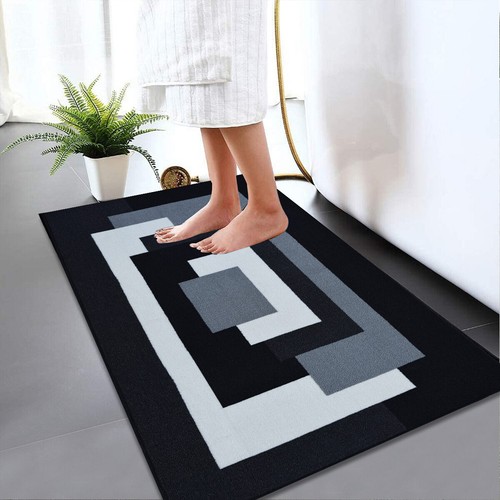 Extra Large Bath Mat Bathroom Rug Water Absorbent Washable Toilet Pedestal Mats - Picture 22 of 41