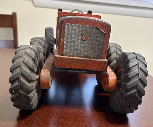 Vintage 1950/1960s Ny-Lint Road Grader Pressed Steel Toy - 19" Nylint Red - Bild 6 von 13