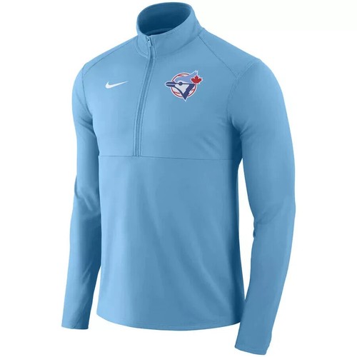 Toronto Blue Jays Nike Cooperstown Element Half-Zip Jacket Men's MLB Retro Logo - 第 1/3 張圖片
