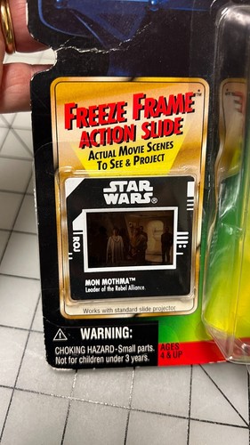 Star Wars Power of the Force 1998 "Mon Mothma" with Baton ROTJ - "Jedi" ON Card - Picture 10 of 11