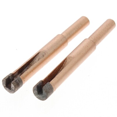2Pcs 3/8'' inch 10mm Sintered Diamond Hole Saws Core Drill Bits for Stone Marble