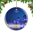 UAE Abu Dhabi Mosque Christmas ornament city travel souvenir