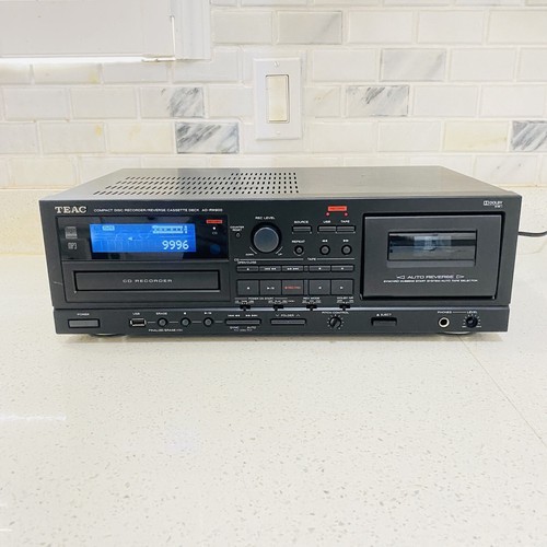 TEAC AD-RW900 Compact Disc Recorder Reverse Cassette Deck USB Black Read Below.. - Picture 15 of 24