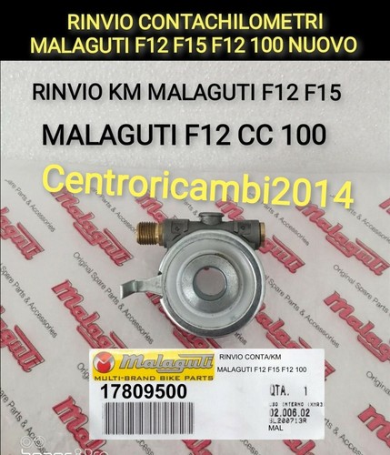 RINVIO CONTACHILOMETRI MALAGUTI F12 F15 MALAGUTI F12 CC 100 RINVIO KM 17809500 - Foto 2 di 2