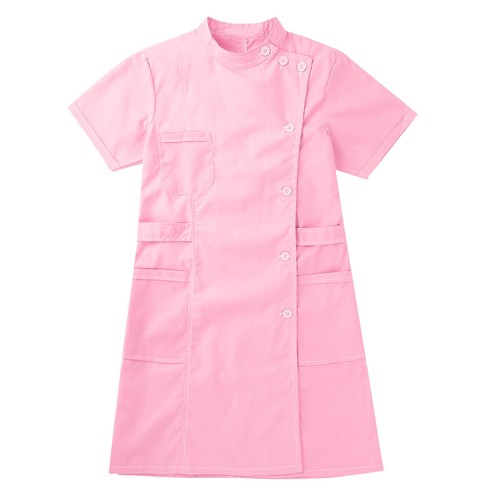 Women Adult Hospital Medical Doctor Nurse Uniform Scrub Tops Lab Coat Long Dress - Picture 21 of 63