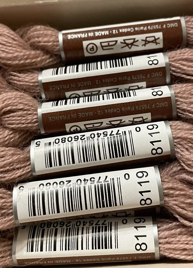 DMC Wool Embroidery Floss Broder Medici Dusty Mauve 8119 27.3yd 12 Skeins - Image 4 of 4