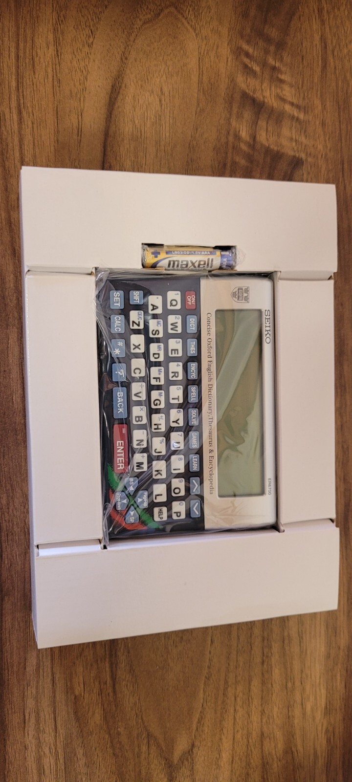 Seiko ER6700 Concise Oxford Dictionary Thesaurus Encyclopedia Games 1 Compra online en eBay