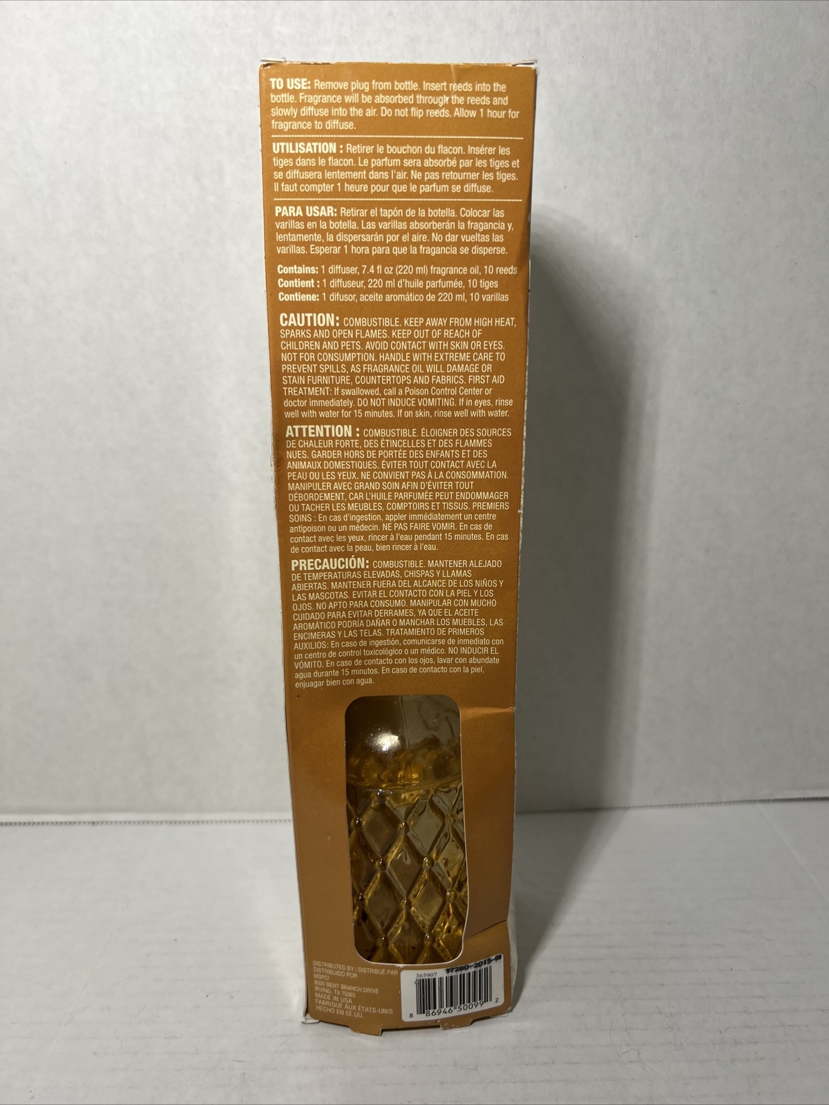 Ashland Decor Scents Fragrances Reed Diffuser - Vanilla Spice 7.4 fl oz ...