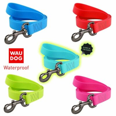  Durable & Stylish WAUDOG Waterproof Leash With Strong Aluminum Alloy Carabiner