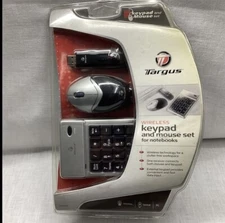 Targus Wireless Keypad & Mouse Combo PAK003U Black And Gray 