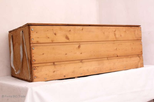 Schöne nostalgische Holztruhe / Transportkasten / Transportkiste / Holzlatten / - Bild 7 von 24