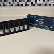 Amore' Paris Set of 6 High Grade Essential Oils Tropical Collection