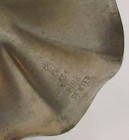 Vintage MCM Hollywood Regency Deco 2 Women Fluted 9" KS Pewter Vase p108 FREE S — photo 10