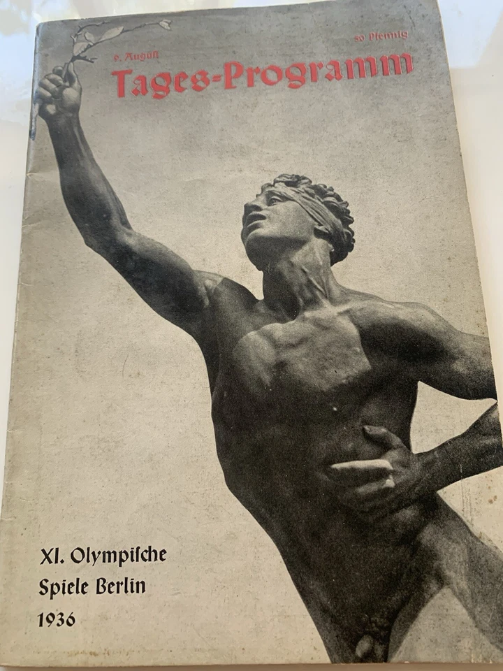 OLYMPICS “JESSE OWENS “ NAZI OLYMPICS” 1936 ORIGINAL (4 PC COLLECTION) - Image 3 of 4