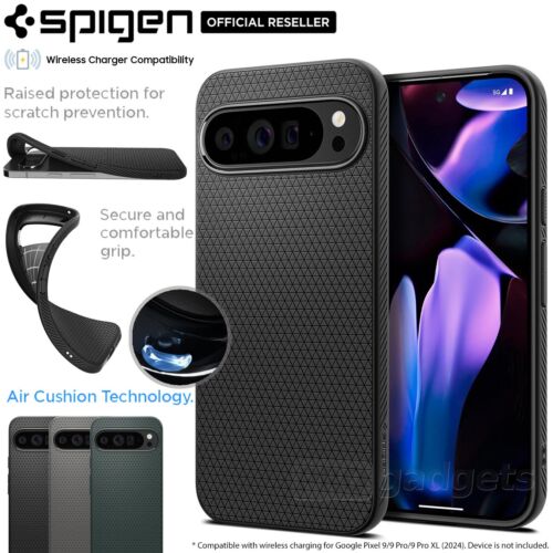 For Google Pixel 9/ Pro/ XL Case SPIGEN Liquid Air Armor Slim Soft TPU Cover - Picture 3 of 47