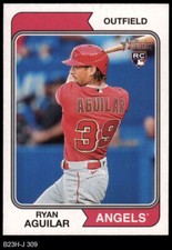 2023 Topps Heritage #309 Ryan Aguilar Angels RC 8 - NM/MT