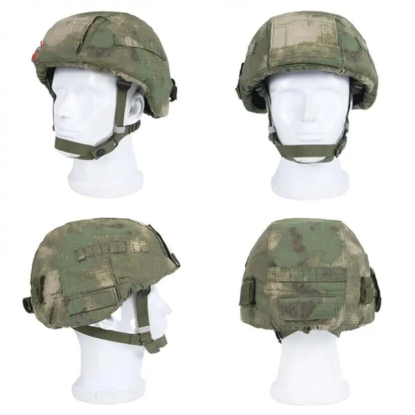Russian 6b47 Helmet Cover Cloth Ear Protection Edition MOX Green Ruins Camo Russian 6b47 Helmet Cover Cloth Ear Protection Edition MOX Green Ruins Camo