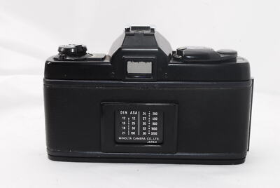 7673) Minolta XG-E 35mm SLR Film Camera Black Body from JAPAN