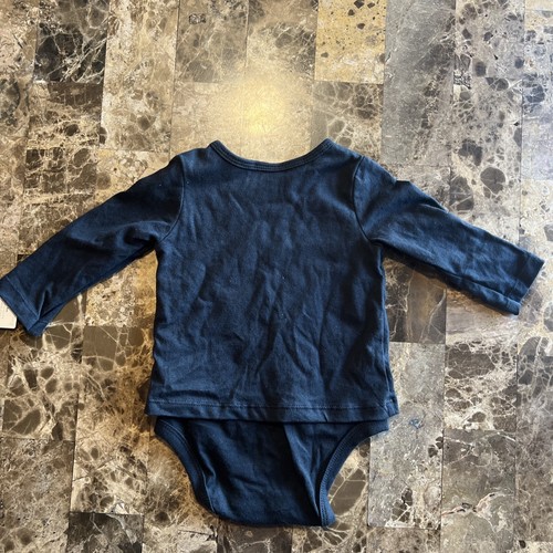 Carter’s baby boy one piece size 6 months long sleeved ‘The Next Big Thing’ NEW - Picture 6 of 6