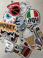 Random 50 piece water bottle sticker lot NEW Men