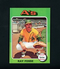Ray Fosse 1975 Topps - Oakland A's #486 NM-MT