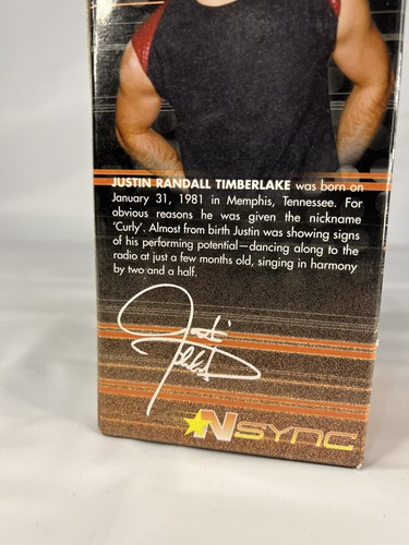 N SYNC Justin Timberlake Collectible Bobble Head Best Buy Exclusive From 2001 - Picture 6 of 10