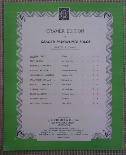 SHEET MUSIC & BOOKLETS FOR THE PIANO - GRADES 1 - 8. "E" - Picture 21 of 29