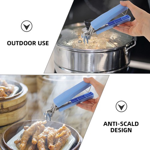 4 Stück Hot Bowl Gripper Schüsselclip Wiederverwendbarer Geschirrheber - Bild 7 von 12