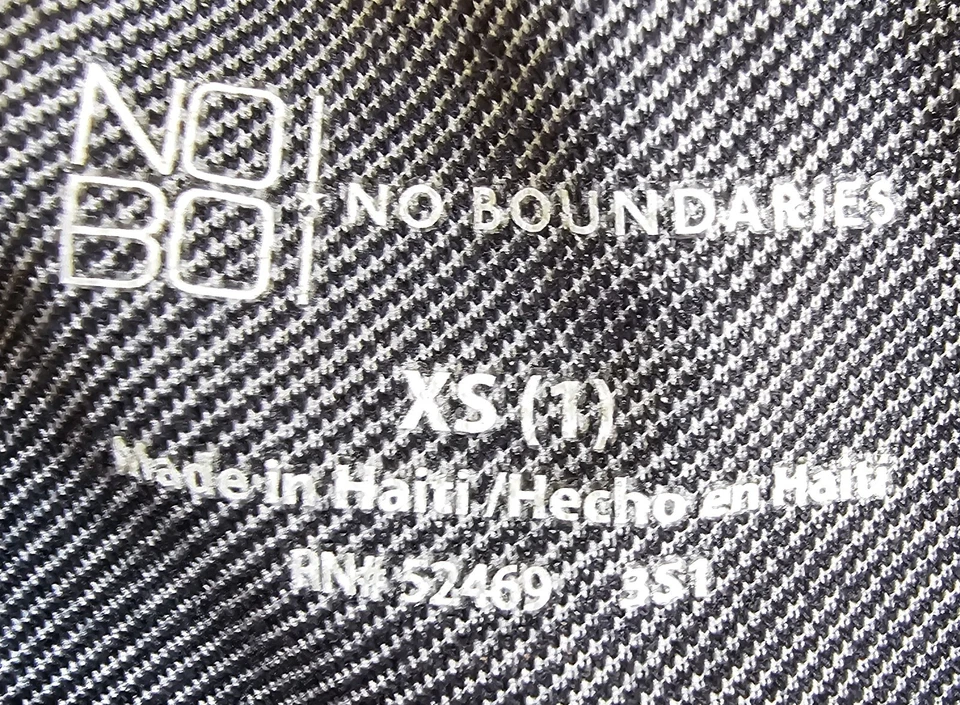 No Boundaries Juniors Womens Legging Pants Size XS X Small 1 Black NEW - Image 2 of 4