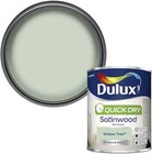 Dulux  Quick Drying Satinwood Paint For Wood  Metal  Willow Tree  750ml