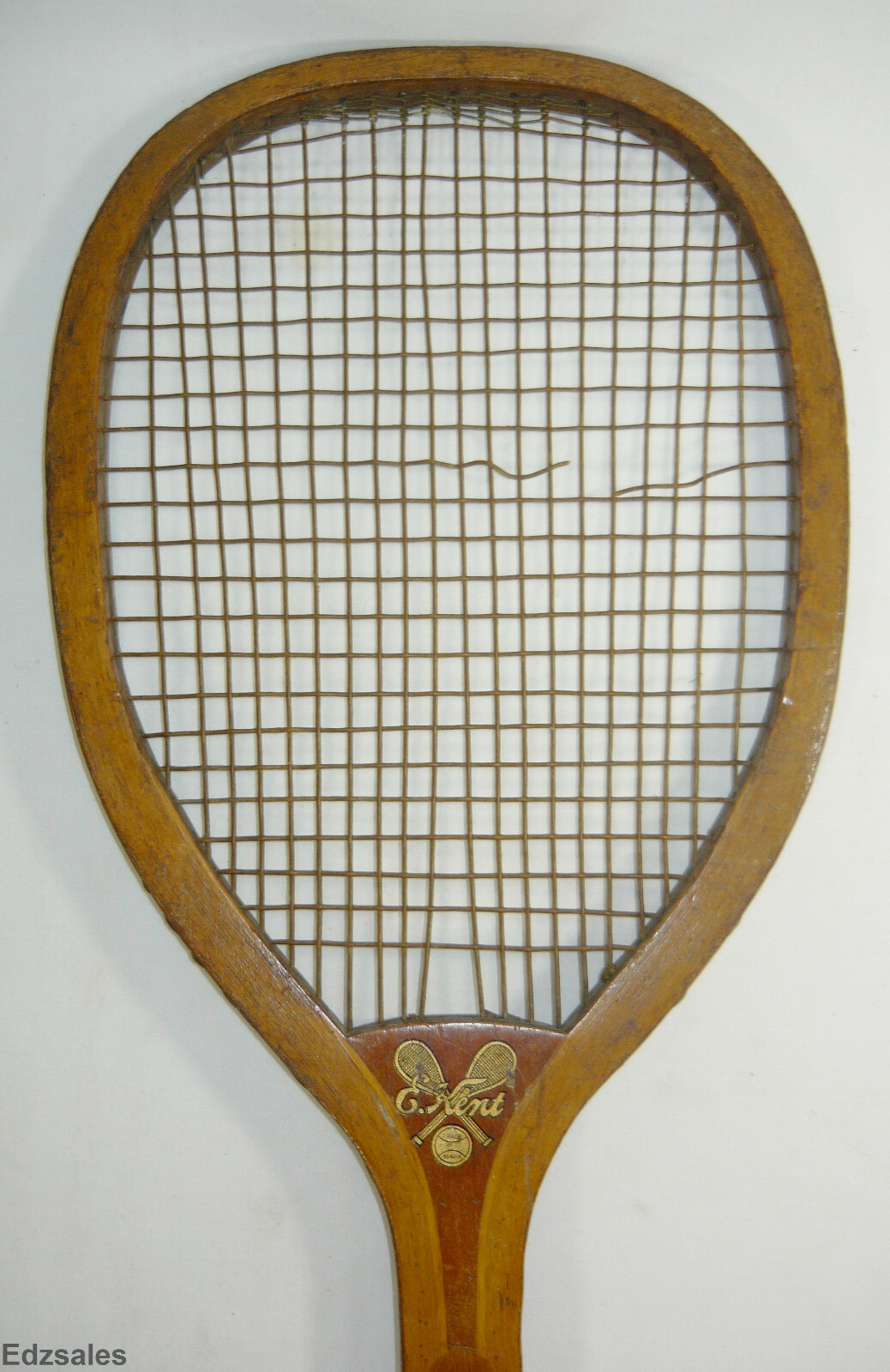 E. Kent Antique Wood REX Tennis Racquet w/ Press | eBay