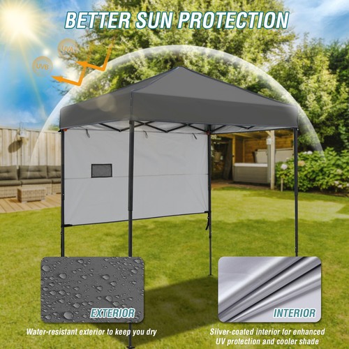 EAGLE PEAK Instant Pop Up Baldachin mit verstellbarer Sonnenwand 6x4 - Bild 101 von 162