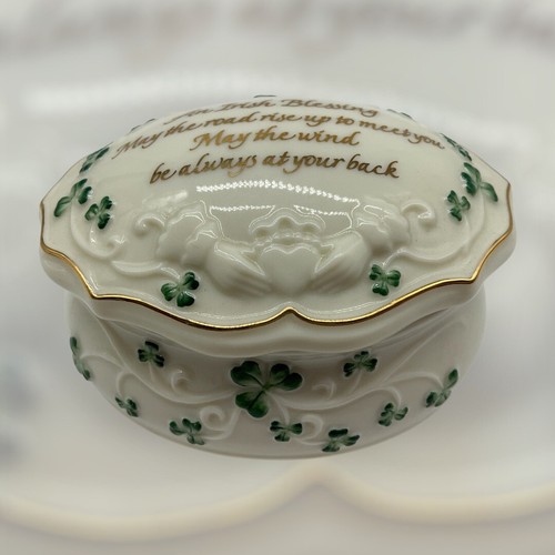 Irish Blessing Music Trinket Box da San Francisco Music Box Company Cottagecor - Foto 3 di 17