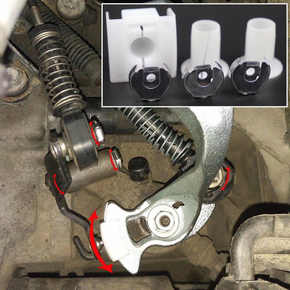 For VW Golf MK4 Gear Selector Shift Relay Lever Slide Shoe Bushing Bearing Kit - Image 3 of 4