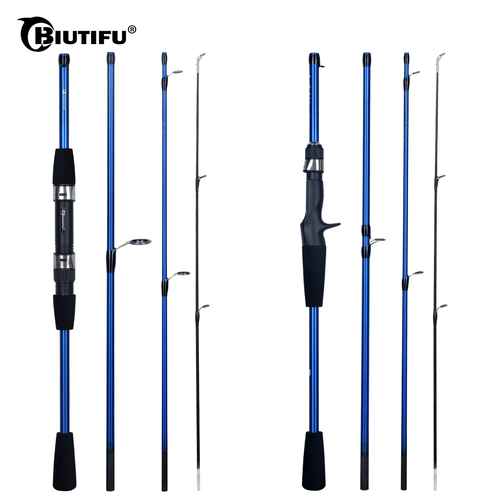 Caña Pesca Baitcasting Spinning Travel Carbono, Mini Pole, Señuelo Ultraligero - Photo 9/16