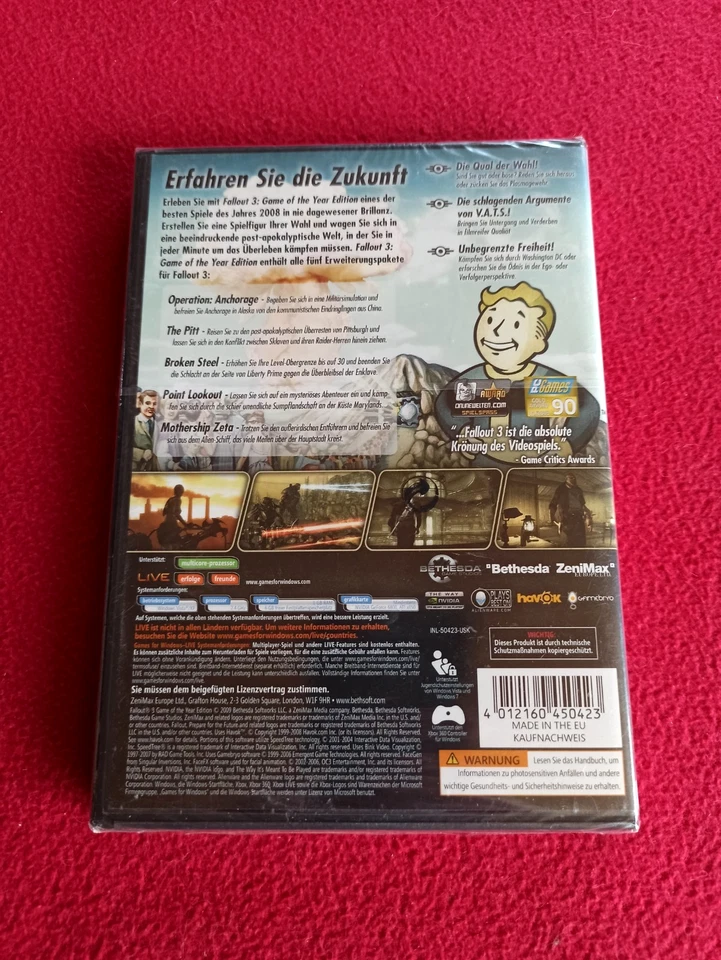 FALLOUT 3 - PC Game Of The Year Edition GOTY Neu & SEALED - Bild 2 von 4