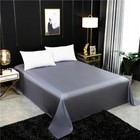 Mulberry Silk Flat Sheet Solid Color Satin Bed Sheet  King Queen Size Sheet