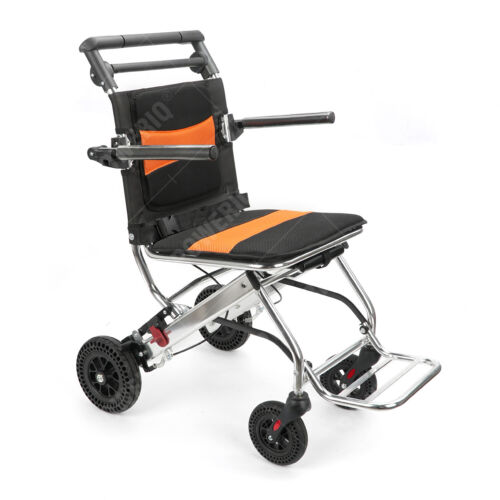 Folding Wheelchair Portable Wheel Chair Lightweight Mobility Aid Ultra-Light - Picture 12 of 15