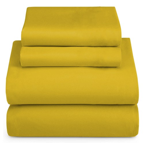 Scala 4 Piece 100% Egyptian Cotton 15 inch Pocket Sheet Set - Picture 154 of 157