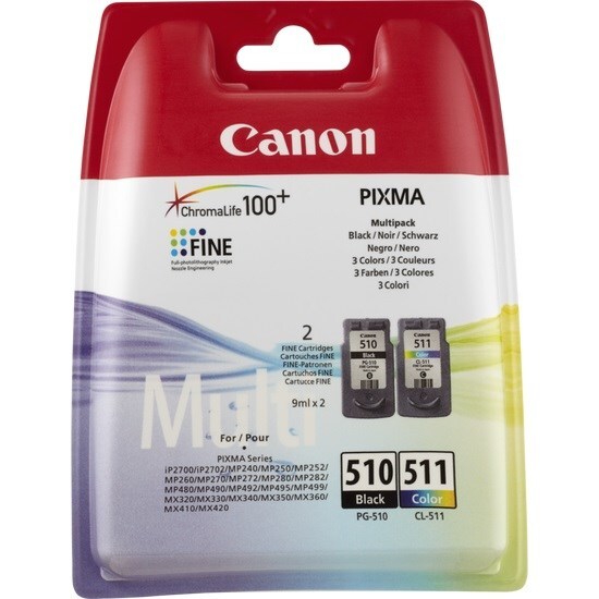 4960999974231 Canon PG-510 CL-511 Мультипакет - 2 Stck 11790₽