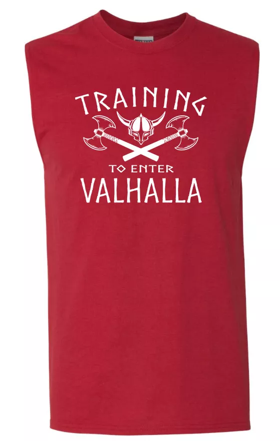 Training To Enter Valhalla SLEEVELESS T-shirt - Viking Ragnarok