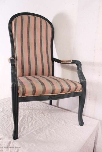 Zauberhafter Chippendale Stil Sessel Kaminsessel Polstersessel Rillenverzierunge - Bild 12 von 24