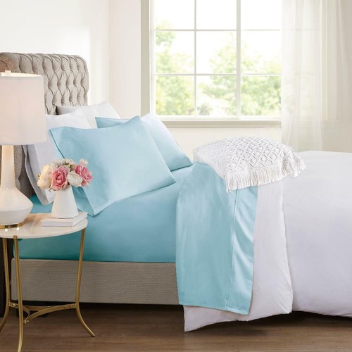 2000TC Cooling Bamboo Breath Single/KS/Double/Queen/King Fitted, Flat Sheet Set - Picture 16 of 17