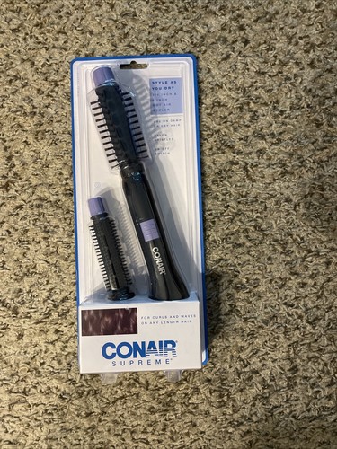 Conair Supreme 2-in-1 Hot Air Styler Curling Combo, BM20RN, 1" and 0.75" NEW