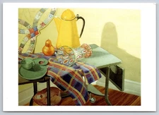Postcard of Still Life Painting by the American Realist Artist Janet Fish