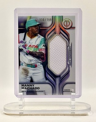2026 Topps Tribute Manny Machado Tributary’s Relic Card /199 City Connect Padres