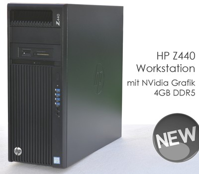 HP Z440 SERVER XEON 6-CORE E5-1650 96GB ECC SSD 480GB QUADRO K2200 4GB DDR5 NEW