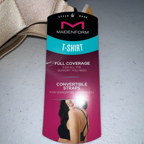 Maidenform Damen Comfort T-Shirt BH Full Coverage BH 9436 - Beige 34DD - Bild 4 von 4
